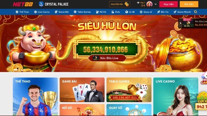 Giới thiệu tổng quan về nhà cái Net88