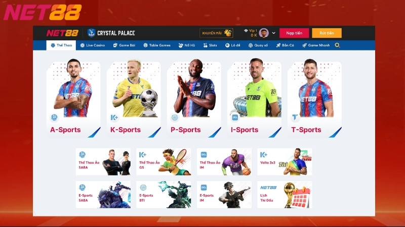 Kinh nghiệm cá cược tại sảnh thể thao Net88