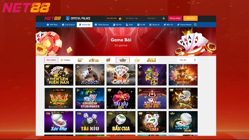 Kho game bài Net88 đặc biệt thế nào?